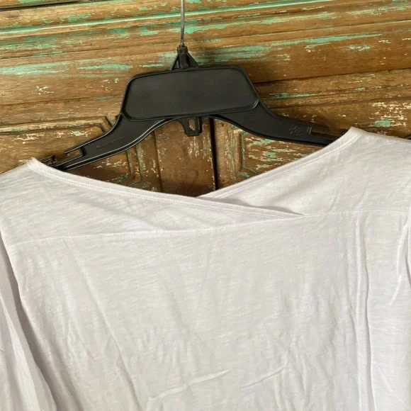Eileen Fisher White T-Shirt Medium - Picture 4 of 7